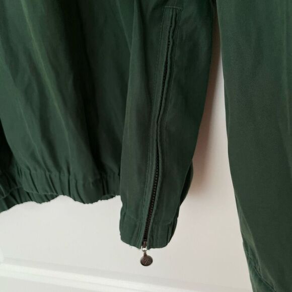 VTG Arnold Palmer 1/4 Zip Pullover w/ side zipper Golf raincoat in Green Size M - Picture 4 of 7